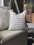 Linen Stripe Blue - OSBORNE - Studio Pillows