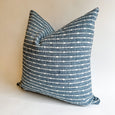Blue Textured Pillow Cover | Designer Pillow Cover - Studio Pillows