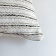 Jute Stripe Neutral Stripe Lumbar - Studio Pillows