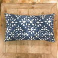 Stylish blue floral pillows - OLVA - Studio Pillows