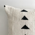 Authentic Mud Cloth | Triangle, Black and White - Studio Pillows