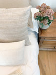 Schumacher Rusticto Textured Natural Pillow - Studio Pillows