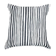 Luxe linen black and white stripe pillows - DIEGO - Studio Pillows