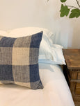 French Laundry Pillows | Natural and Blue French Country Style - Studio Pillows